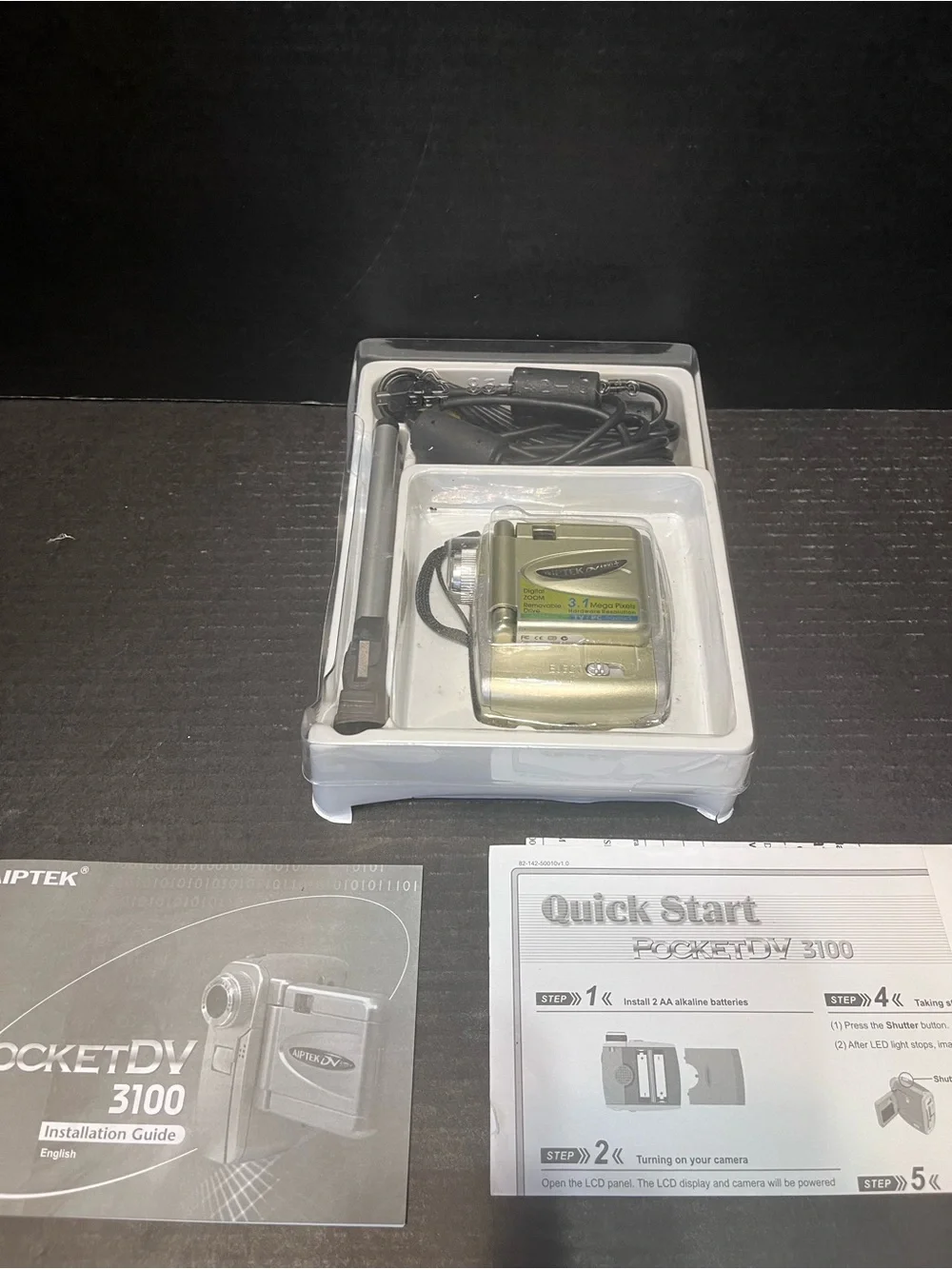 Aiptek pocket DV 3100 digital video camcorder new old stock